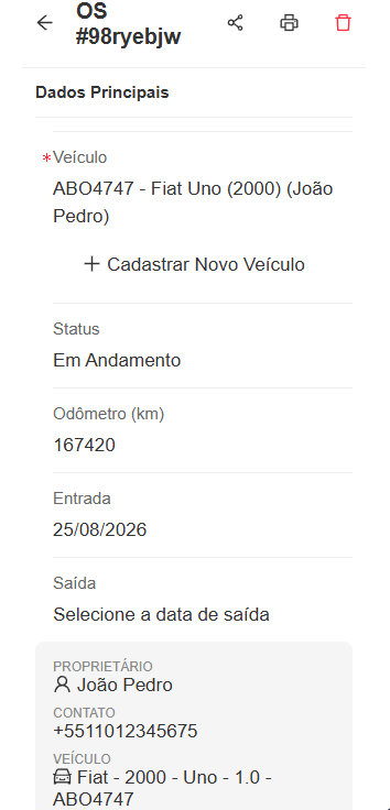 Ordem de Serviço